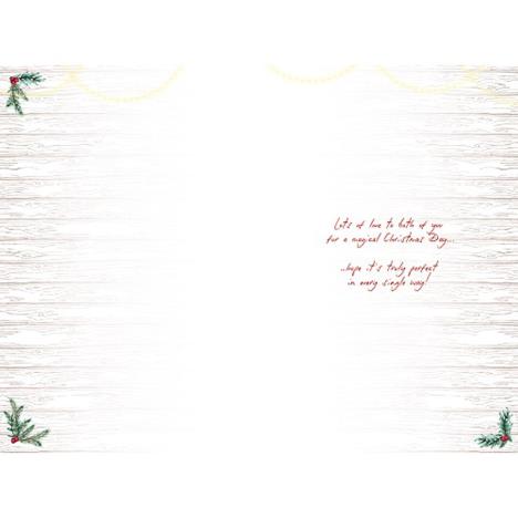 To Both Softly Drawn Me to You Bear Christmas Card Extra Image 1